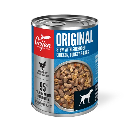 Orijen Original Stew Recipe with Chicken, Turkey & Eggs Wet Dog Food (12.8 Oz Case of 12)