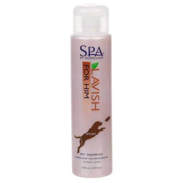 [15% OFF] Tropiclean Spa Lavish For Him Pet Shampoo (Healthy Skin & Coat)