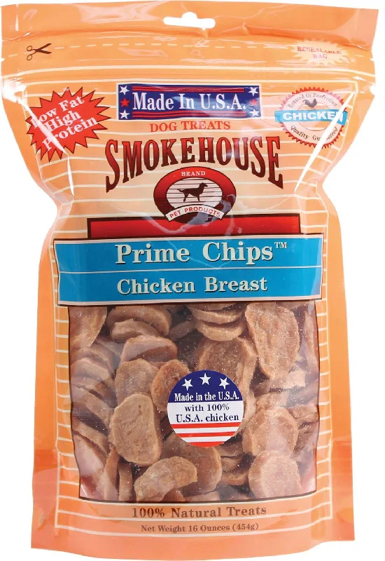 Usa Prime Chips Dog Treats Resealable Bag