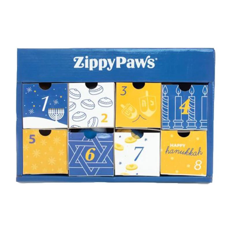 Zippy Paws 8 Nights of Hanukkah Box Dog Toy